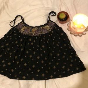 Black American Eagle Tank Top